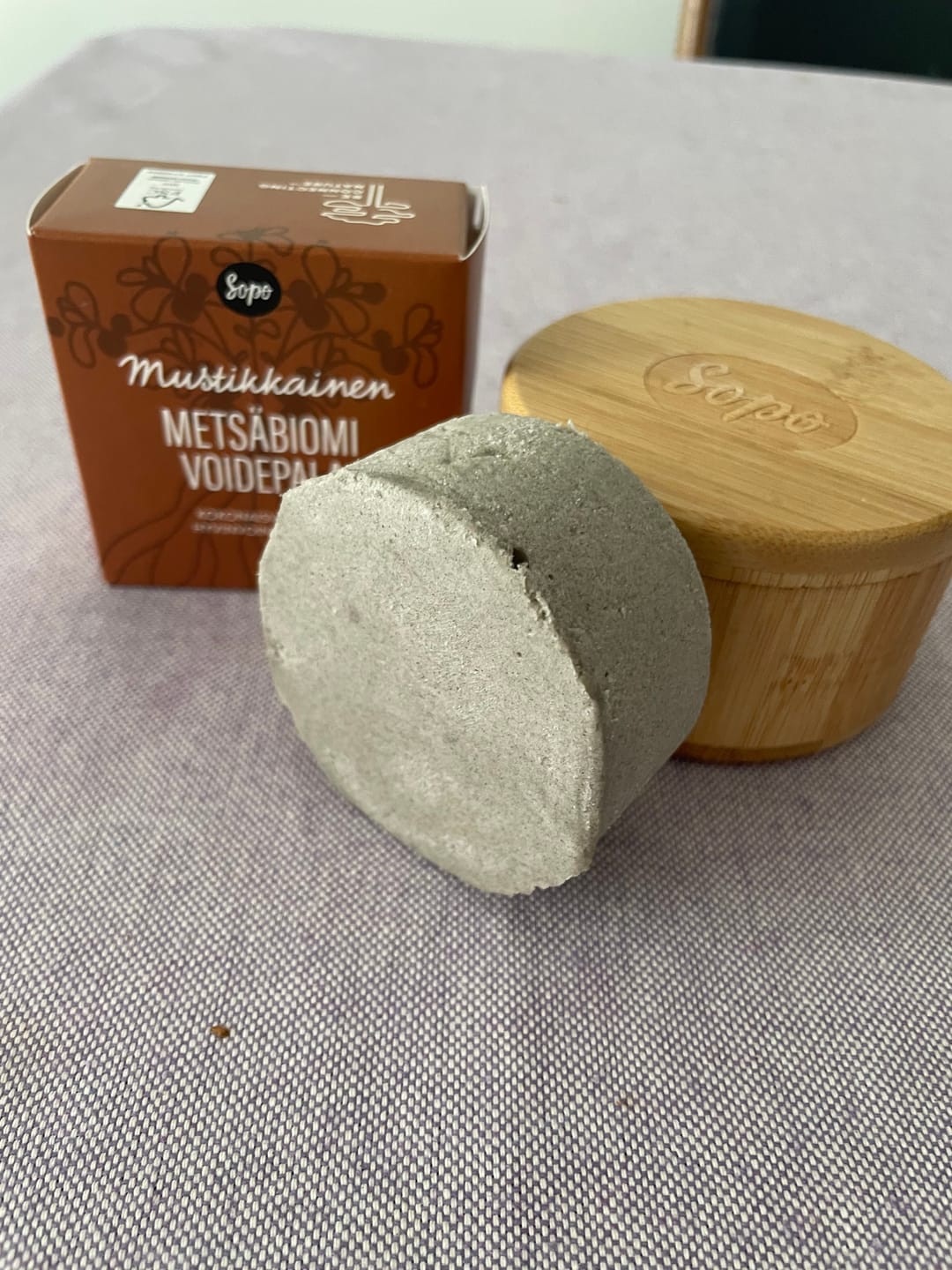 Customer photo review of Metsäbiomi Voidepala - 3 vaihtoehtoa