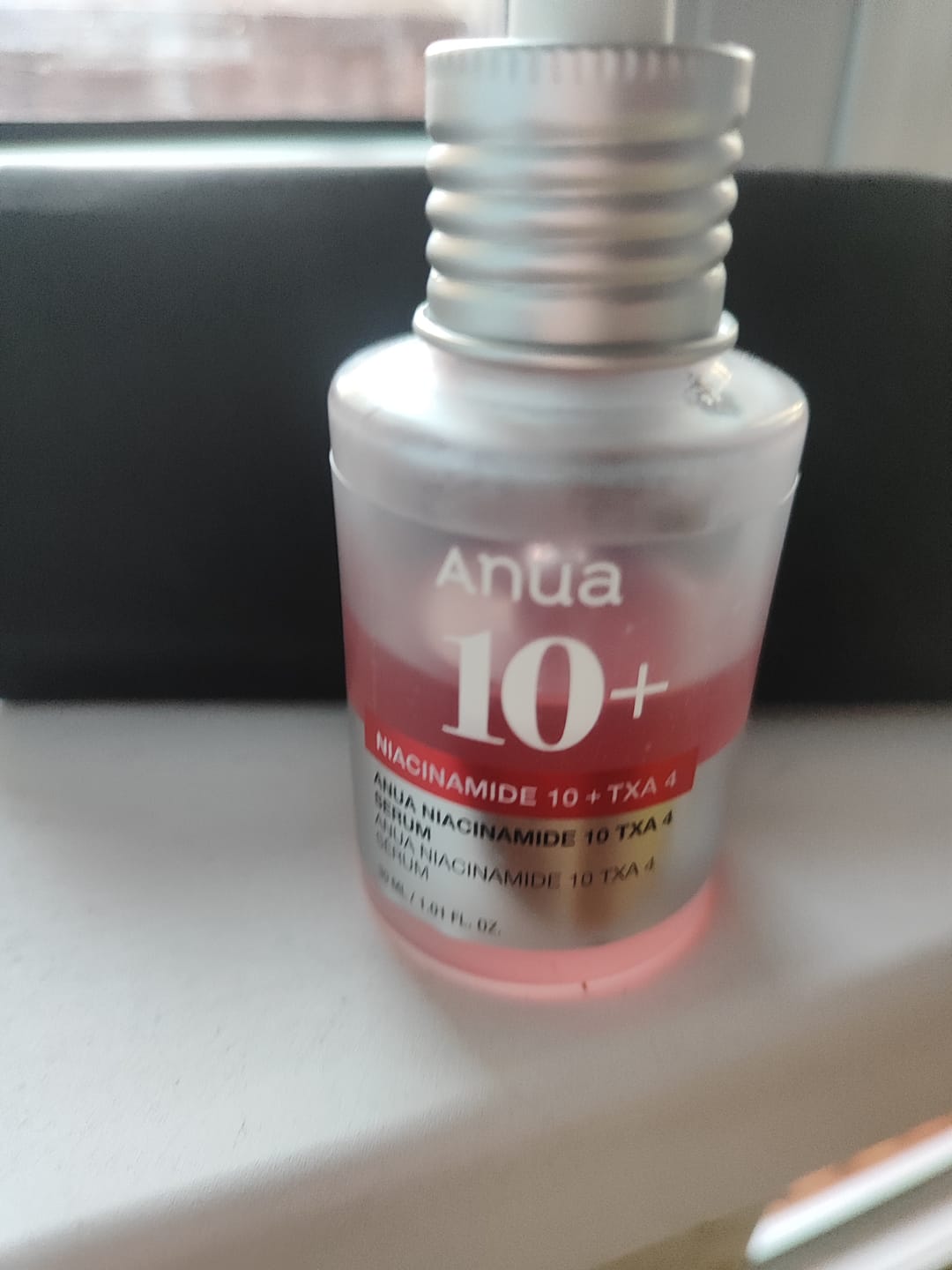 Customer photo review of Balinošs serums ar traneksāmskābi Anua Niacinamide 10% + TXA 4% Serum