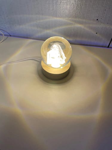 Customer photo review of Esfera de Cristal