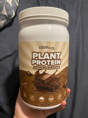 Customer photo review of Plant Protein Powder Chocolate 1Kg