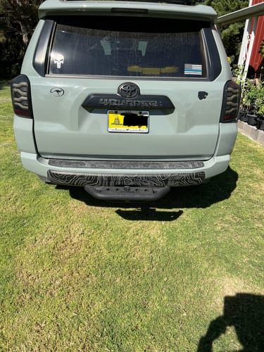 Customer photo review of Toyota 4Runner Valance Replacement Kit (2014-2024) - Front & Rear Set - Black/Topographic