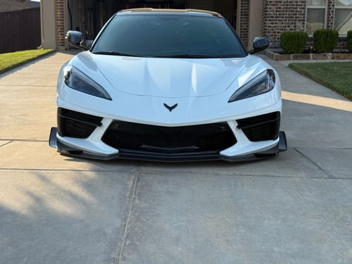 Customer photo review of Corvette C8 Stingray Front Splitter [Z06 / Z07 Conversion Package]