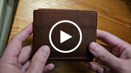 Customer video review of Powell Bison Bifold with ID Window Fold Over
