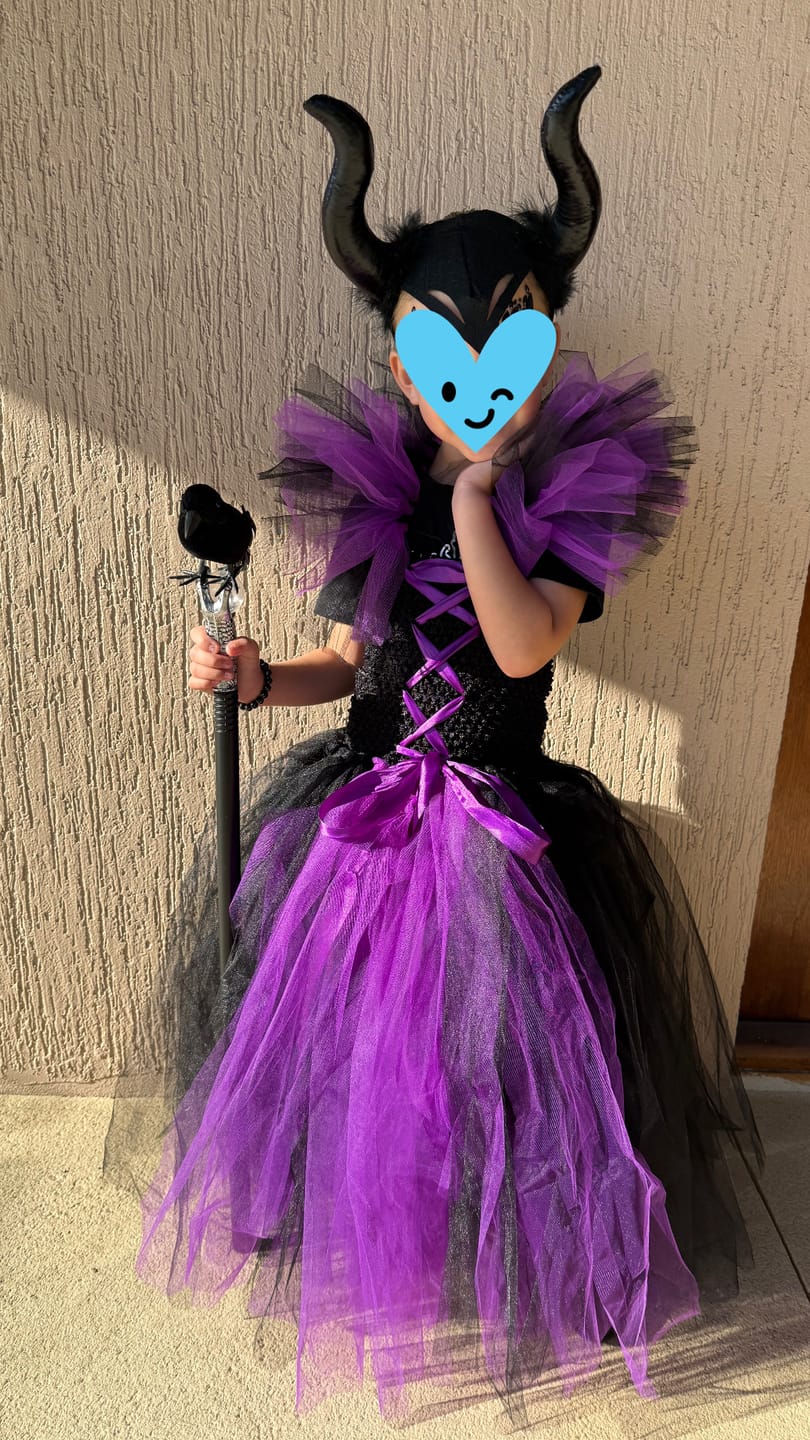 Customer photo review of Kids Costume Inspired by Maleficent