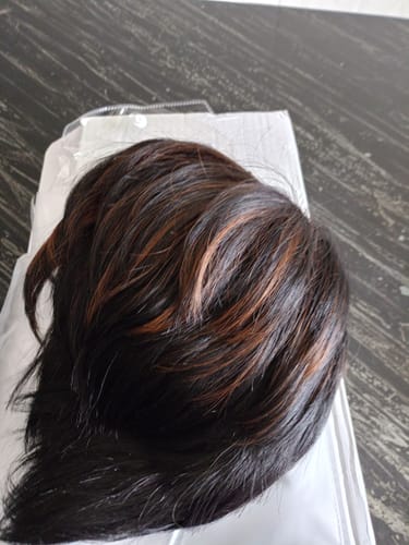 Customer photo review of Peruca Wig Daniela Castanho com Luzes