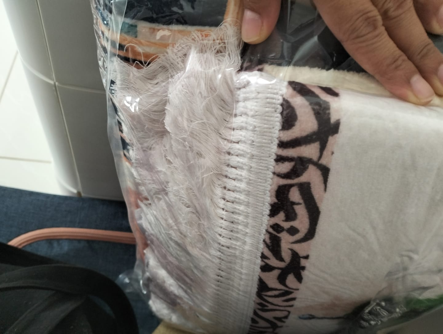 Customer photo review of Al-Haramain & Al-Aqsa  Padded Prayer Mat