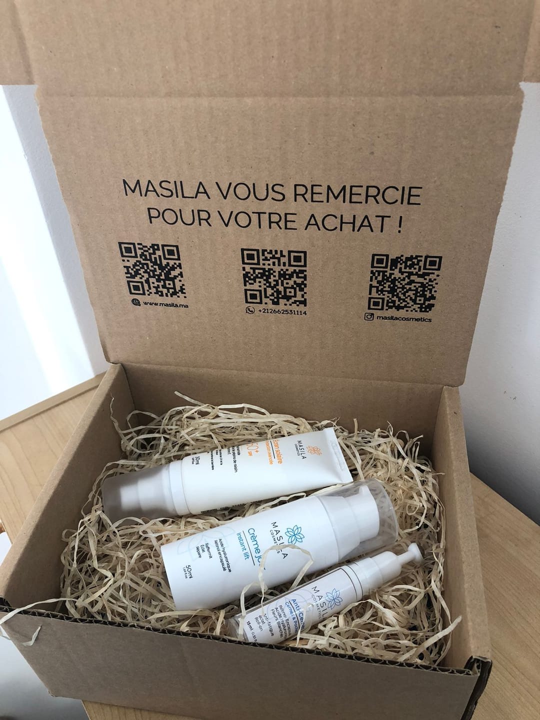 Customer photo review of Écran Solaire Protection Avancée SPF 50+ – Anti-UV & Lumière Bleue