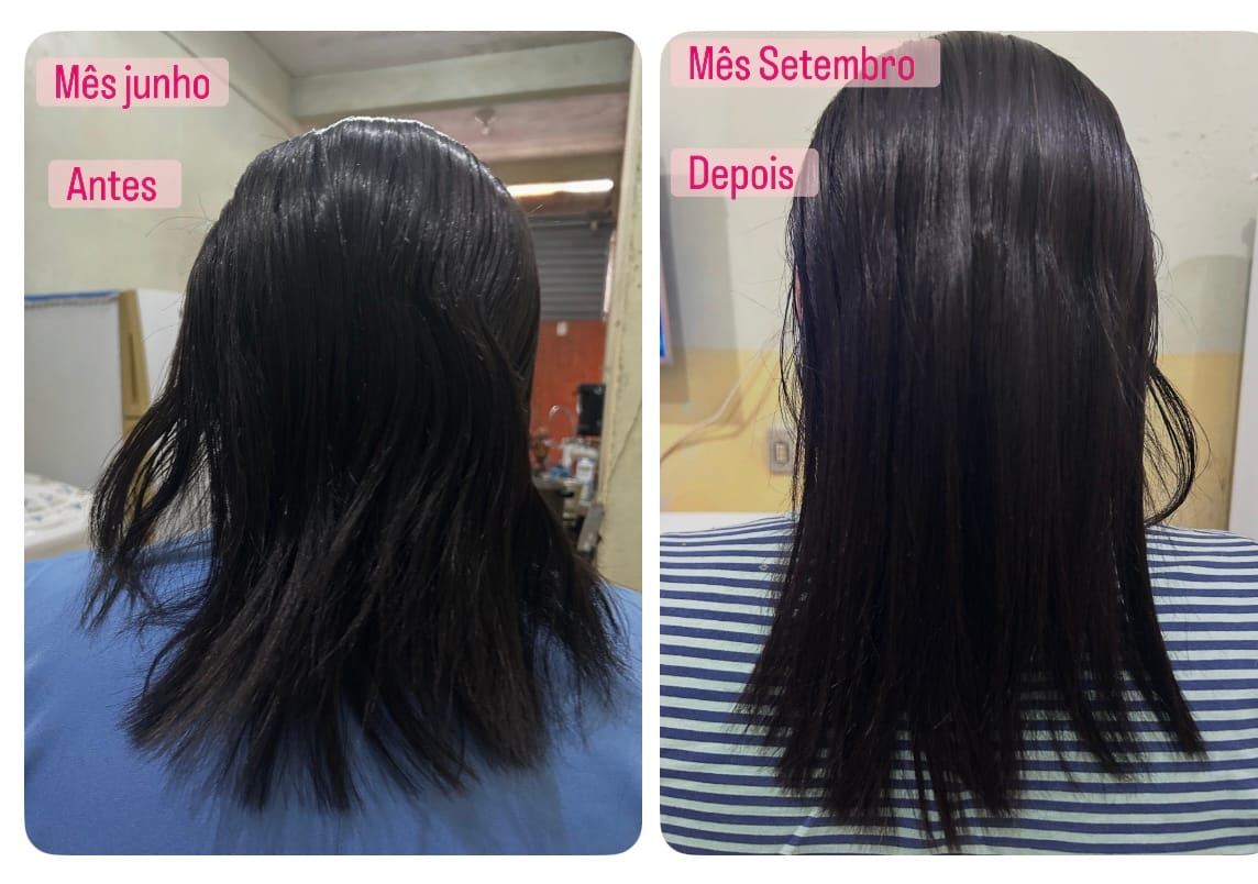 Customer photo review of Luminus Hair Caps