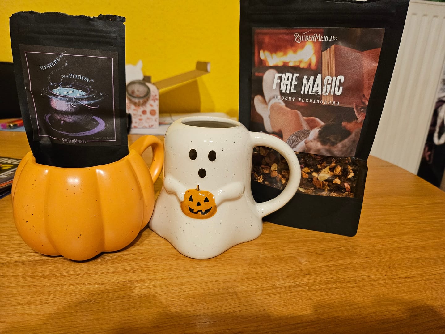 Customer photo review of Kürbis Tasse & Kuschelsocken – Herbstliches Geschenkset