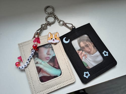 Customer photo review of MIYO SERIES - DIY CANVAS PHOTOCARD HOLDER