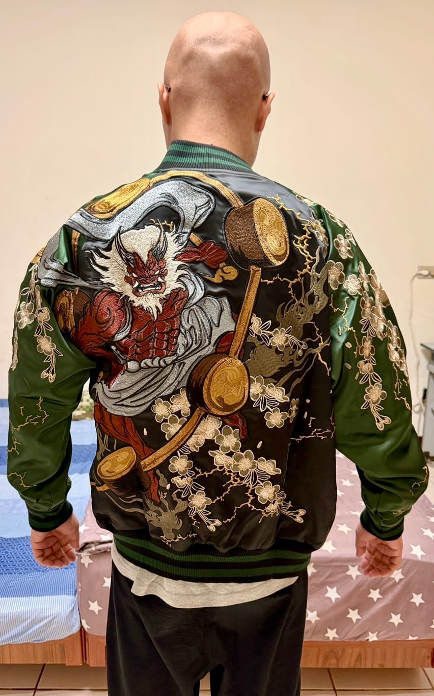 Customer photo review of Raijin & Fujin Sukajan Souvenir Jacket