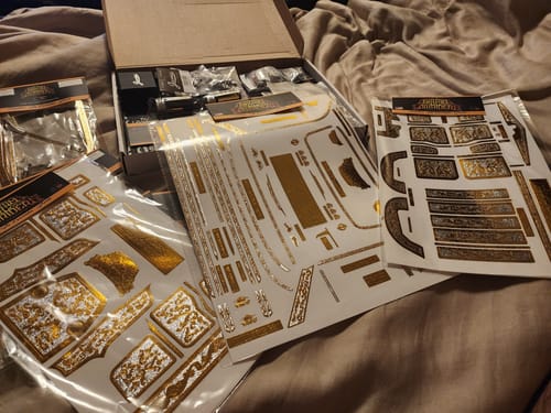 Customer photo review of 2 Tone engraved decals (Pre assembled)