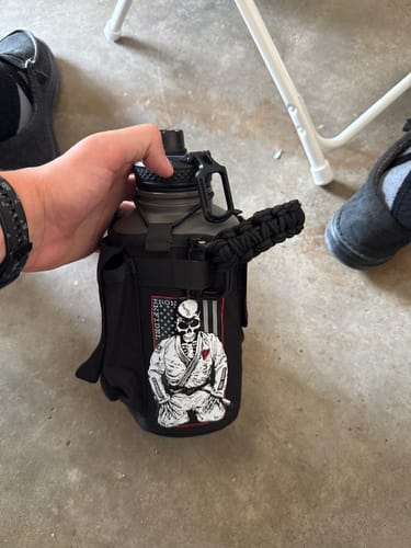 Customer photo review of Battle Bottle Sleeves - 64oz