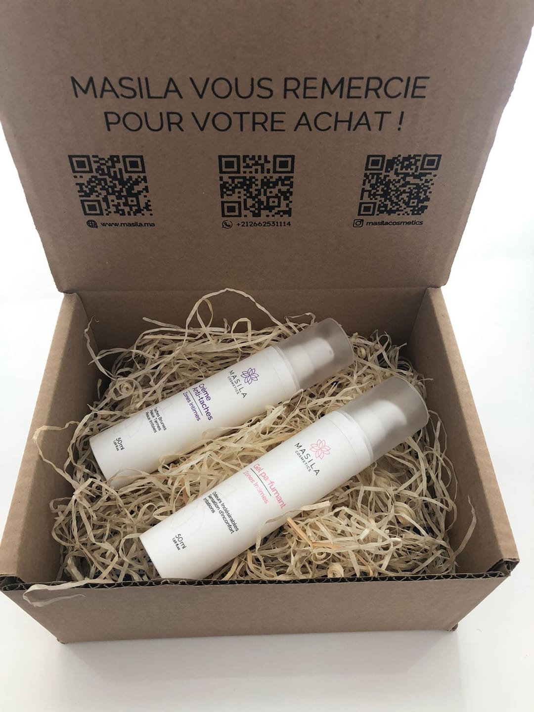 Customer photo review of Gel Soin Parfumant, Musc Tahara – PH neutre & Odeurs Neutralisées