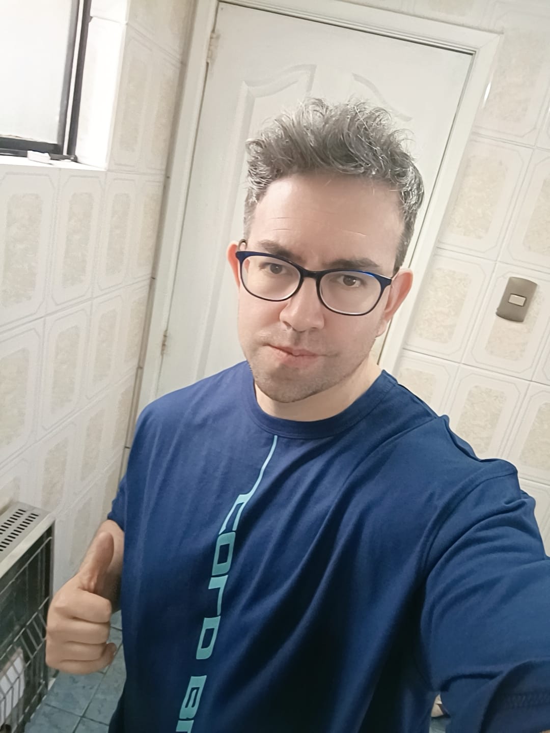 Customer photo review of POLERA STROKE ROYAL BLUE