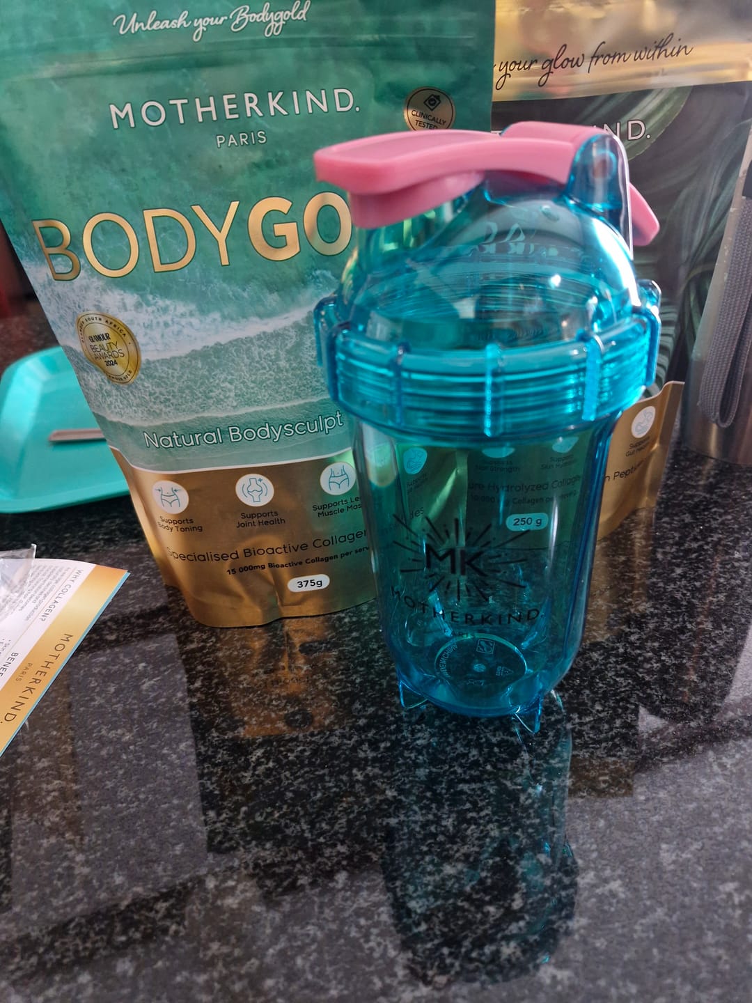 Customer photo review of BodyGOLD Collagen Peptides - 375g