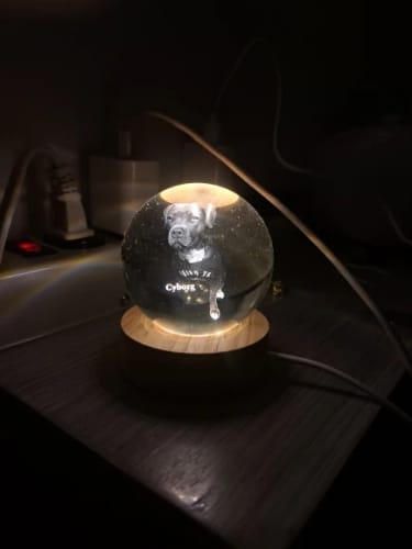 Customer photo review of Esfera de Cristal