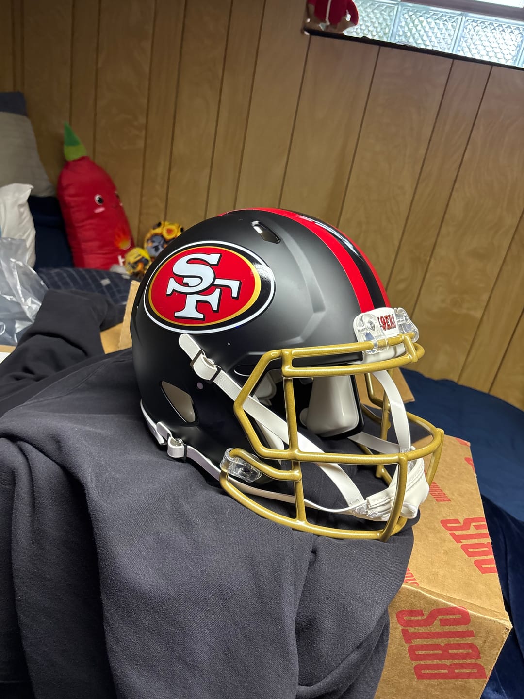 Customer photo review of San Francisco 49ers Riddell Speed Authentic Helmet - Rivalries 2025
