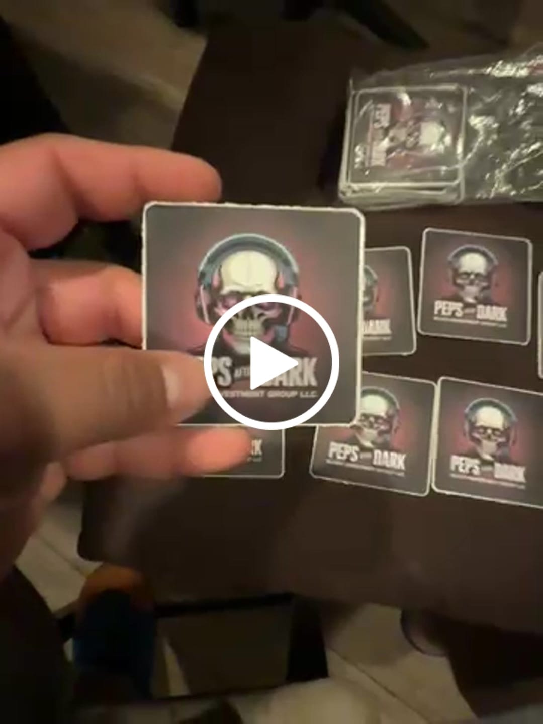 Customer video review of 2.5" Vinyl Stickers (100 Pack)