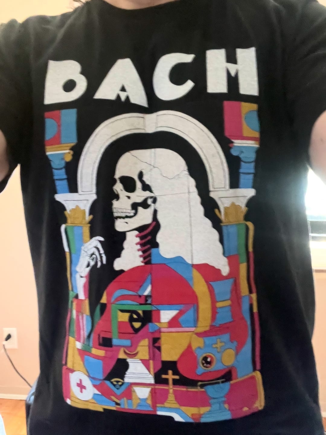 Customer photo review of J.S. Bach: Skeleton T-Shirt