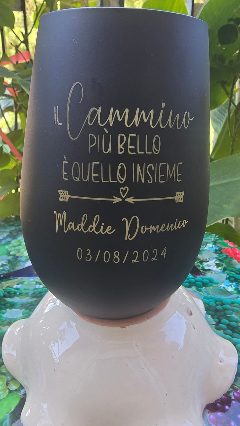 Customer photo review of Cammino Insieme – Lanterna personalizzata per coppie