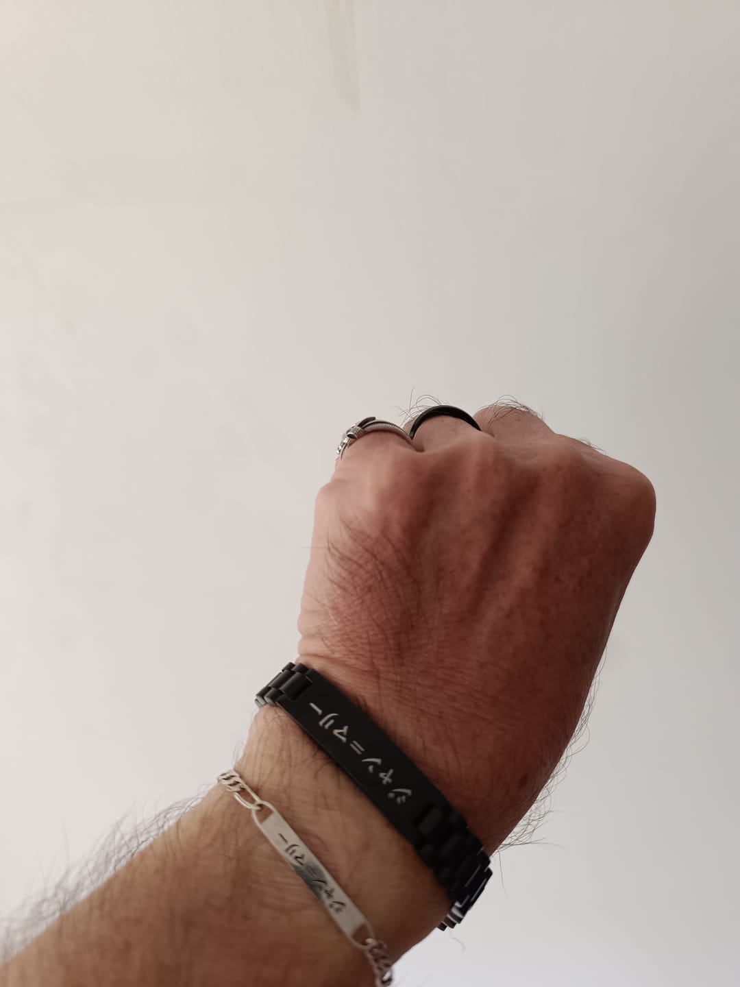 Customer photo review of Bracelet Japonais Personnalisé Homme