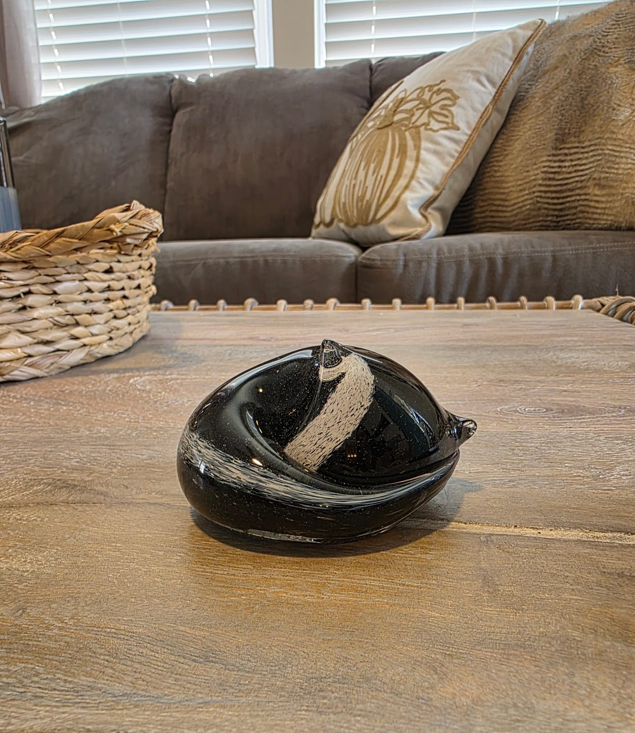Customer photo review of Sleeping Cat with Infused Cremation Ashes