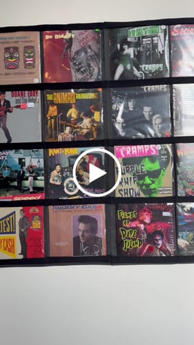 Customer video review of 12" Vinyl Record Display Frame - LP Wall Storage