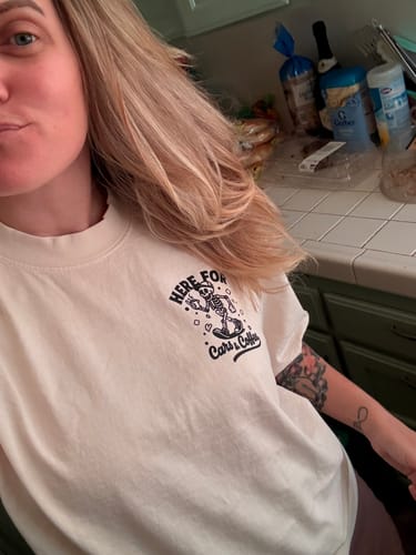 Customer photo review of CARS & COFFEE (LIMITED EDITION) OVERSIZED BOX TEE