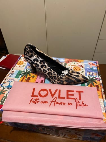 Customer photo review of DECOLLETE LULU' 7 TIGRE/NERO