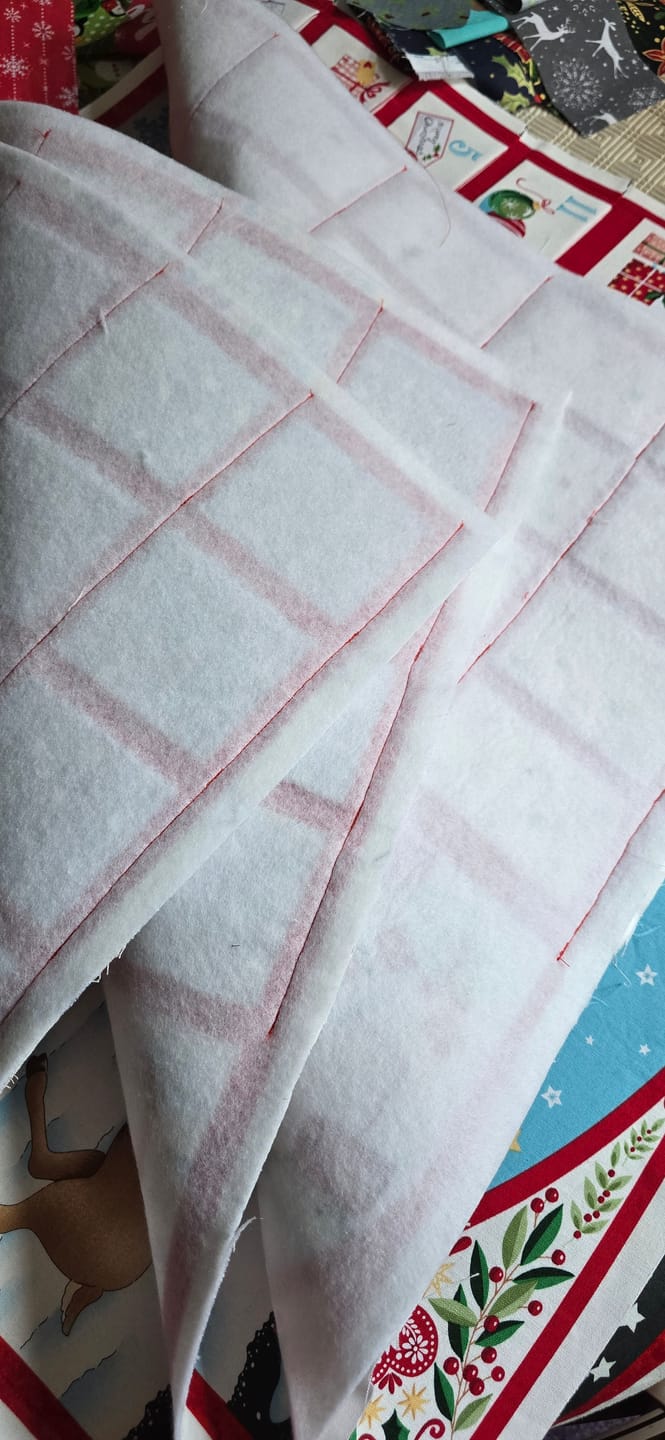 Customer photo review of Iron-On Fusible Fleece (Wadding) 90cm Wide- White