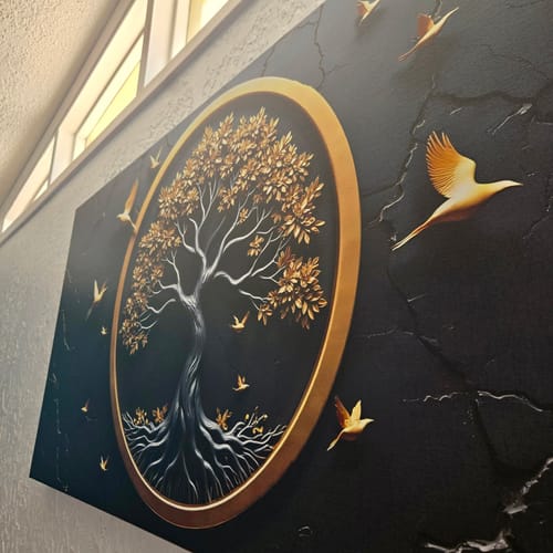 Customer photo review of 3D Celtic Tree of Life Wall Art IV