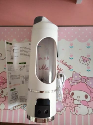 Customer photo review of Licuadora Portátil Inalámbrica USB-C Recargable, 3 Velocidades | Batidos, Jugos y Smoothies en Casa, Oficina o Viaje