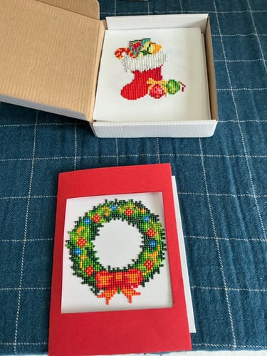 Customer photo review of 12 Mini Diamond Paintings - Kerst set 2.0