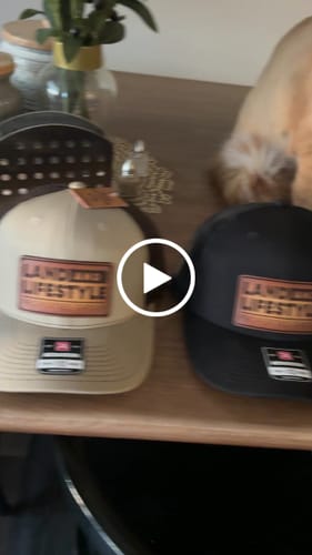 Customer video review of Premium Custom Leather Patch Hats (Wholesale)