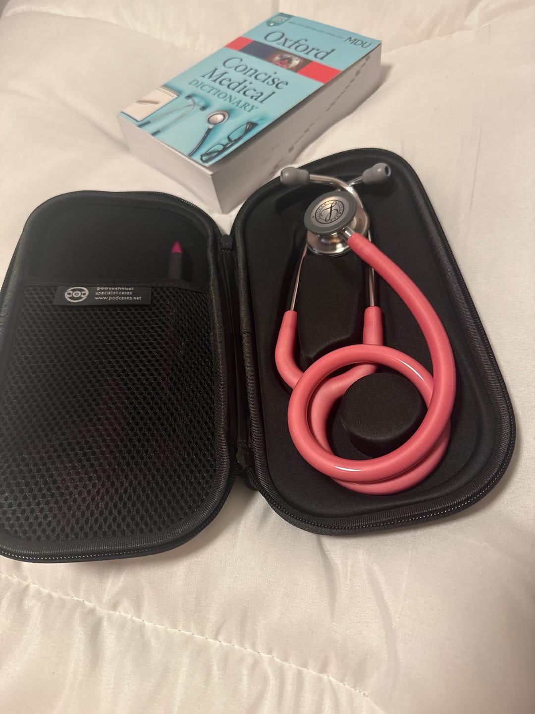 Customer photo review of Littmann Classic III Monitoring Stethoscope: Pearl Pink 5633