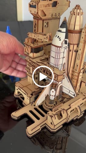 Customer video review of Space Shuttle 3D Wooden Puzzle