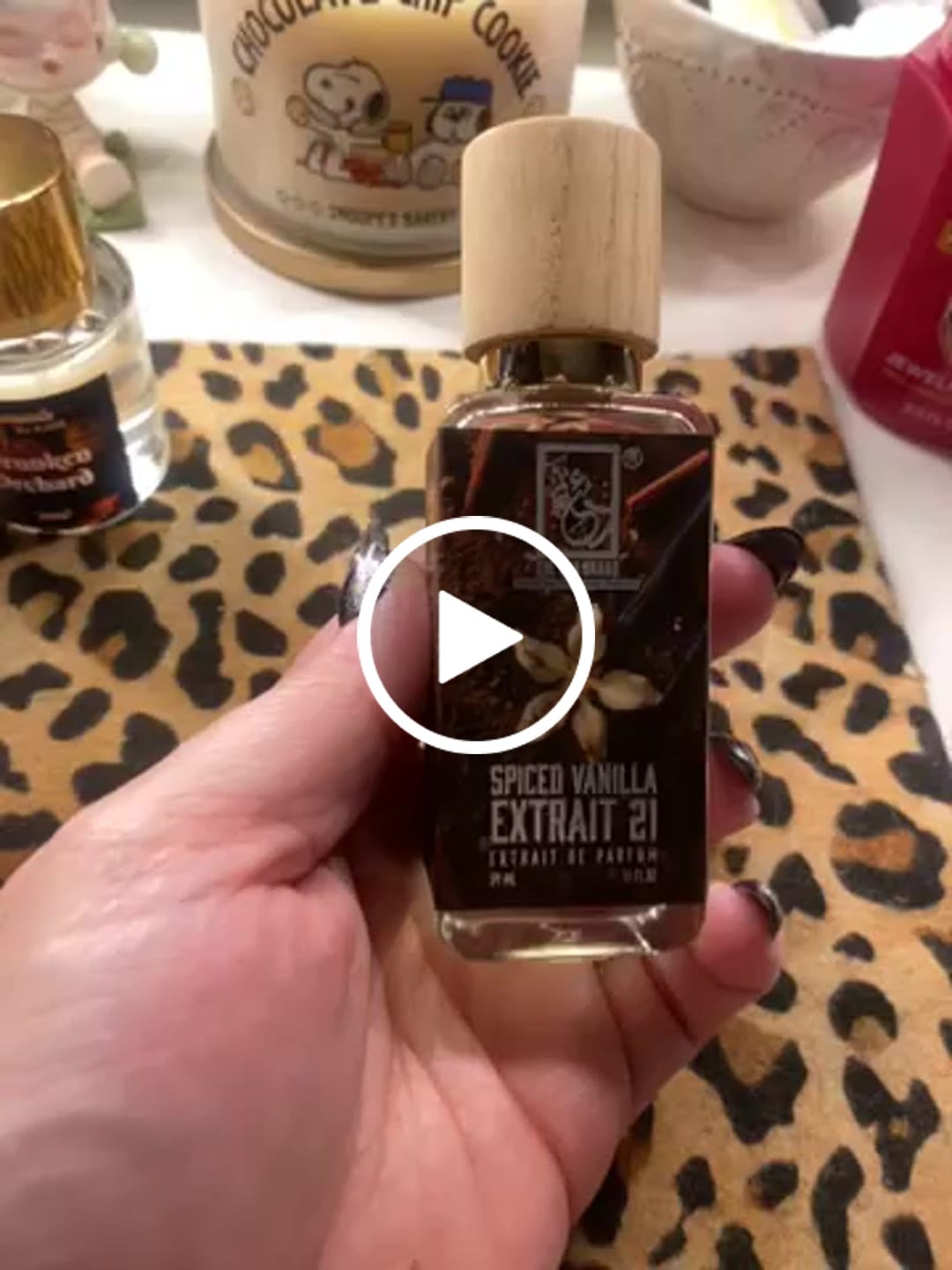 Customer video review of Spiced Vanilla Extrait 21