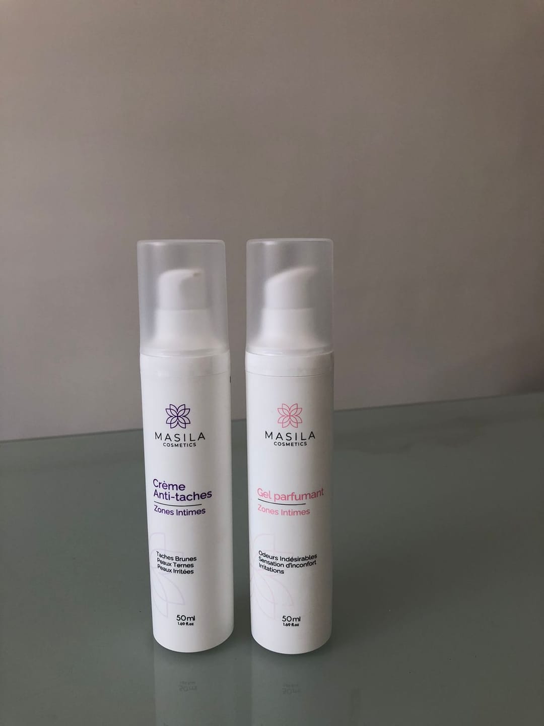 Customer photo review of Coffret Intime Masila – Crème Anti-Taches + Gel Parfumant