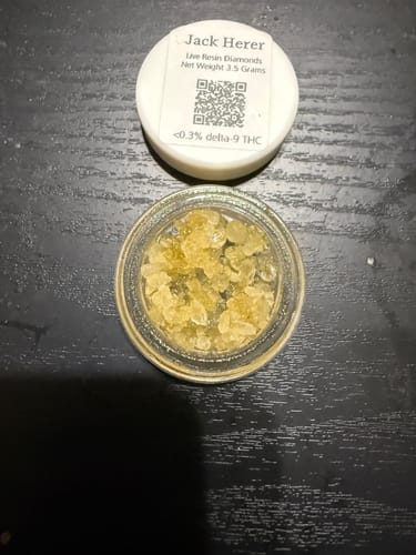 Customer photo review of Jack Herer | Live Resin Diamonds