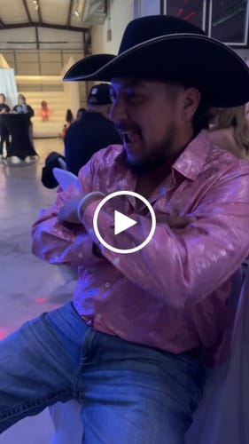 Customer video review of Barry. Wang Mens Western Dress Shirt Blush Pink Paisley Button Down Silk Long Sleeve Shirt