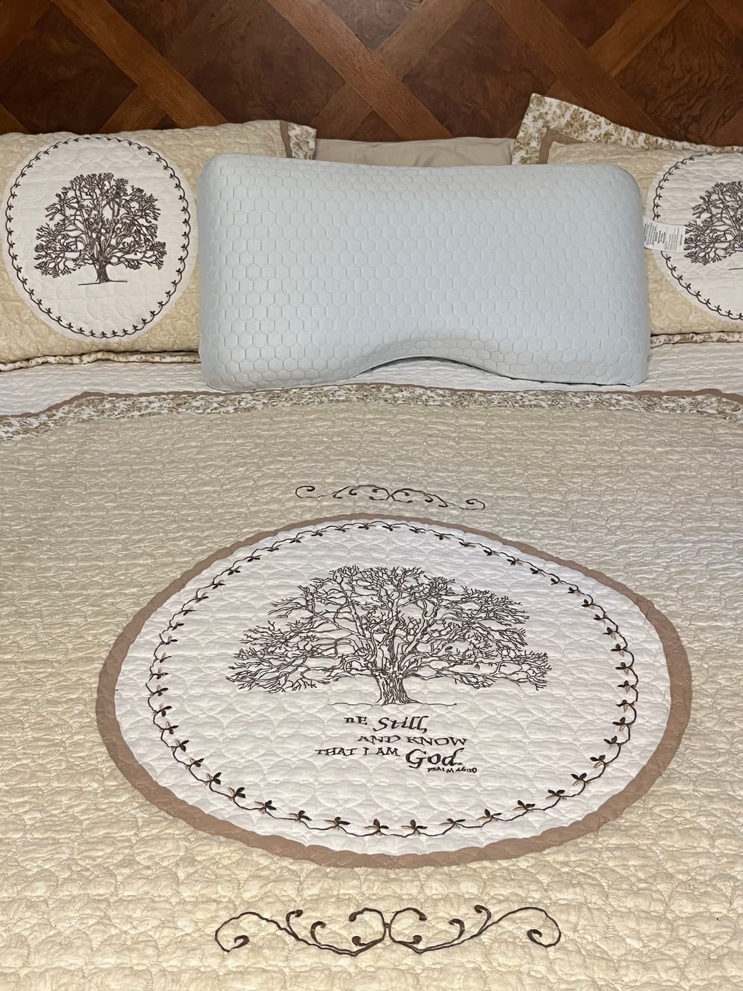 Customer photo review of Blue Ice™ Cool Tech Curve Pillow