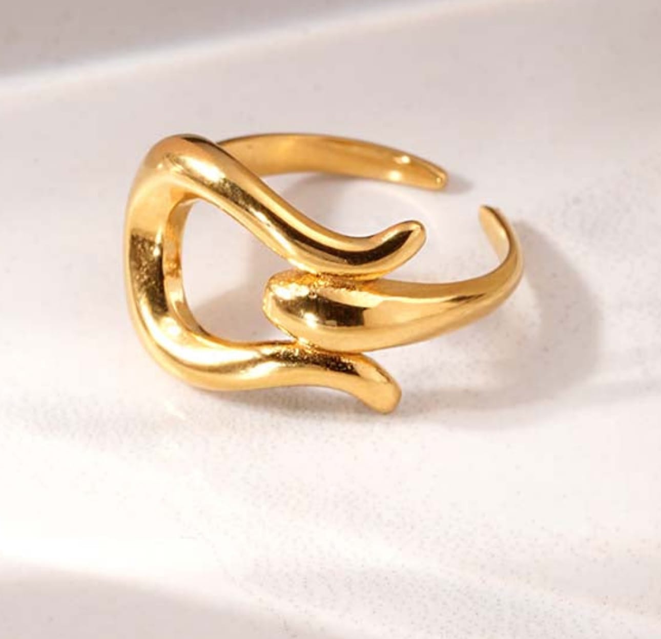 Customer photo review of Lovers Adjustable Ring