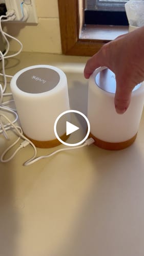 Customer video review of Friendship Lamp