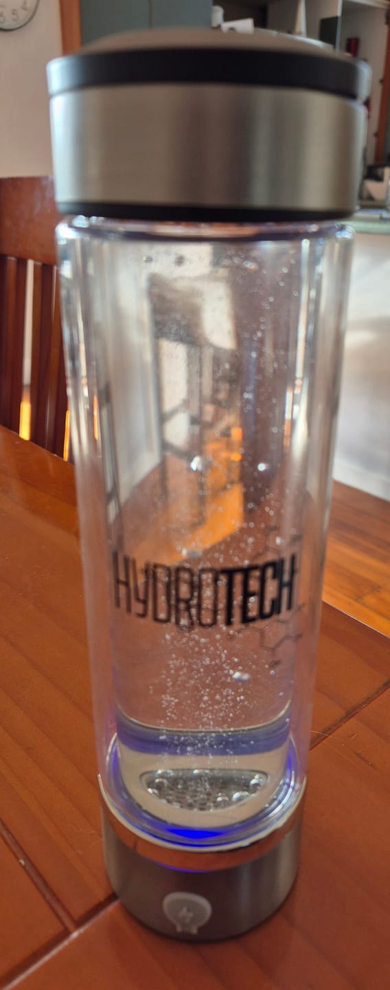 Customer photo review of Hydrogen Water Bottle