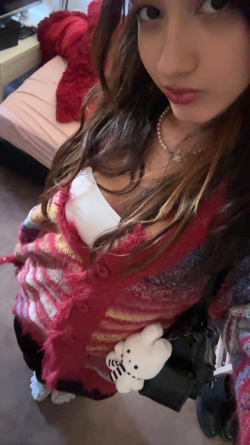 Customer photo review of Aelfric Eden Fringe Stripe Cardigan