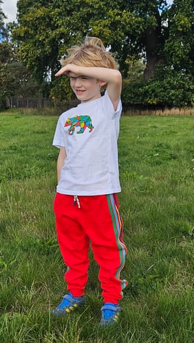 Customer photo review of Bear Says Kids T-Shirt
