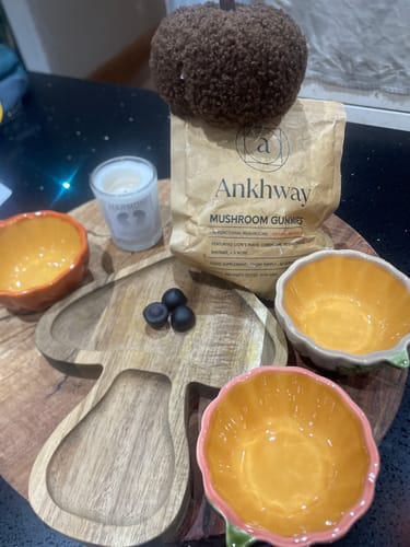 Customer photo review of Mushroom Gummies