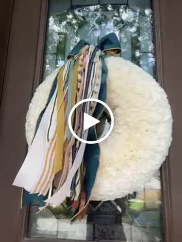 Customer video review of Sunkissed Autumn Wreath Ribbon