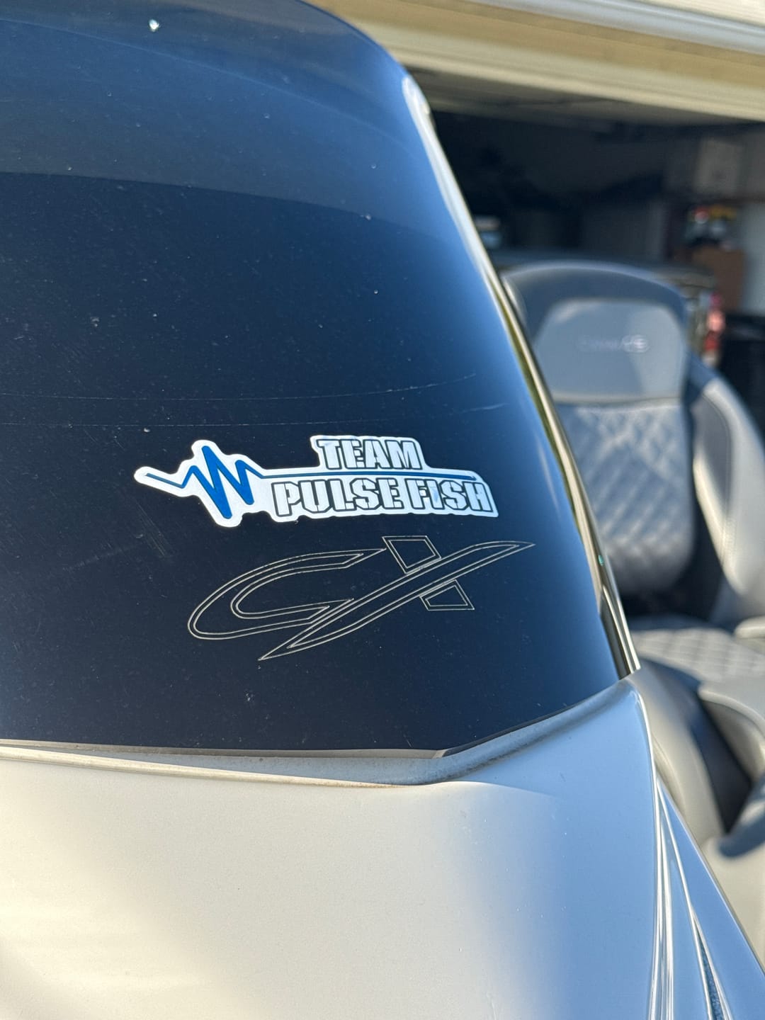 Customer photo review of Team Pulse Fish Decal